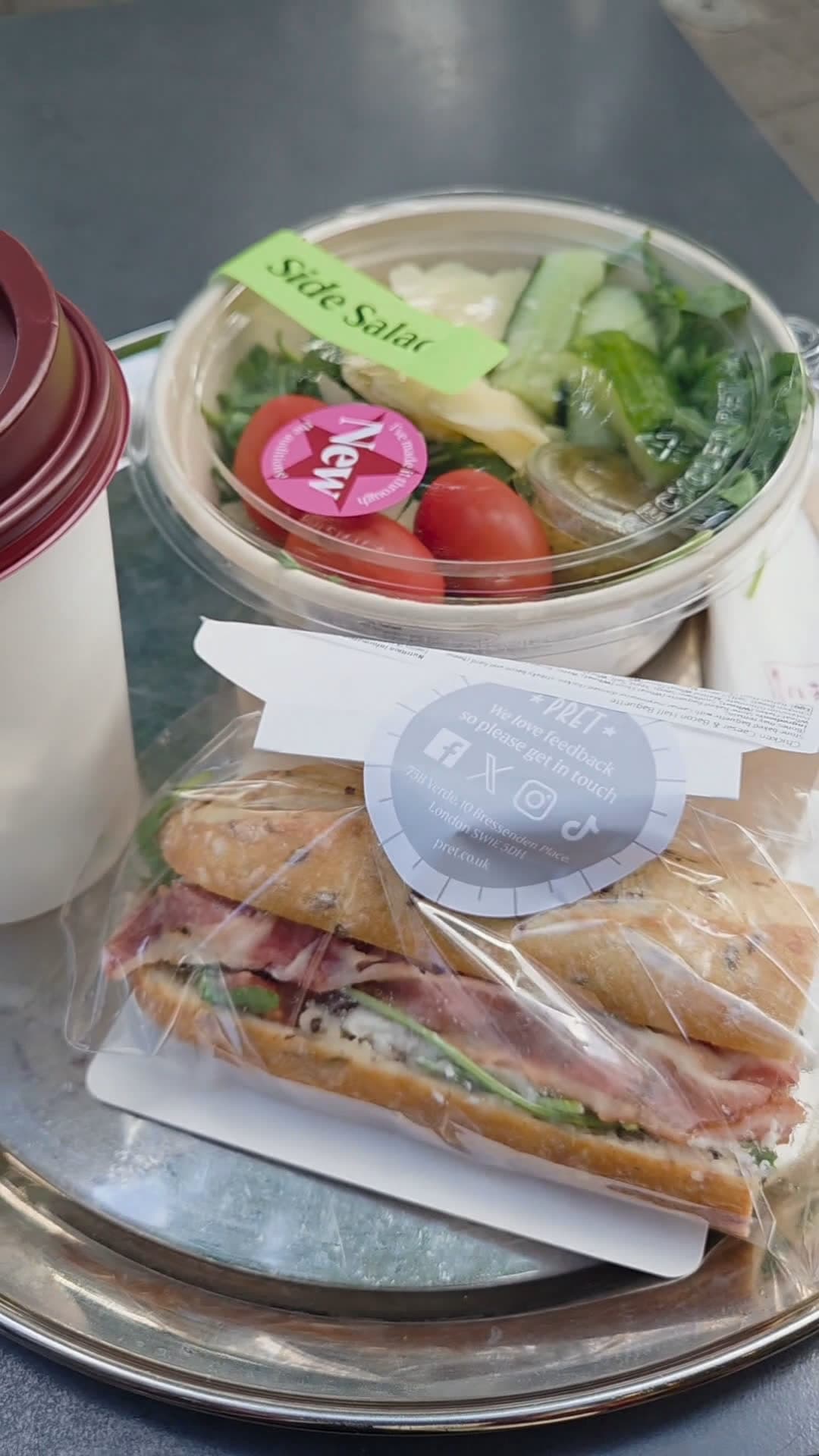 Video review of Pret A Manger by Ariel