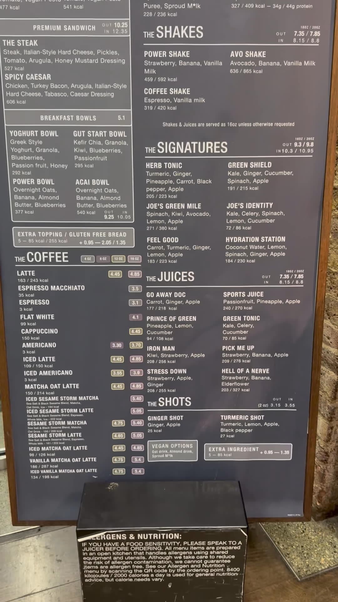 Video review of JOE & THE JUICE - St Pancras Station by Adventurer in London