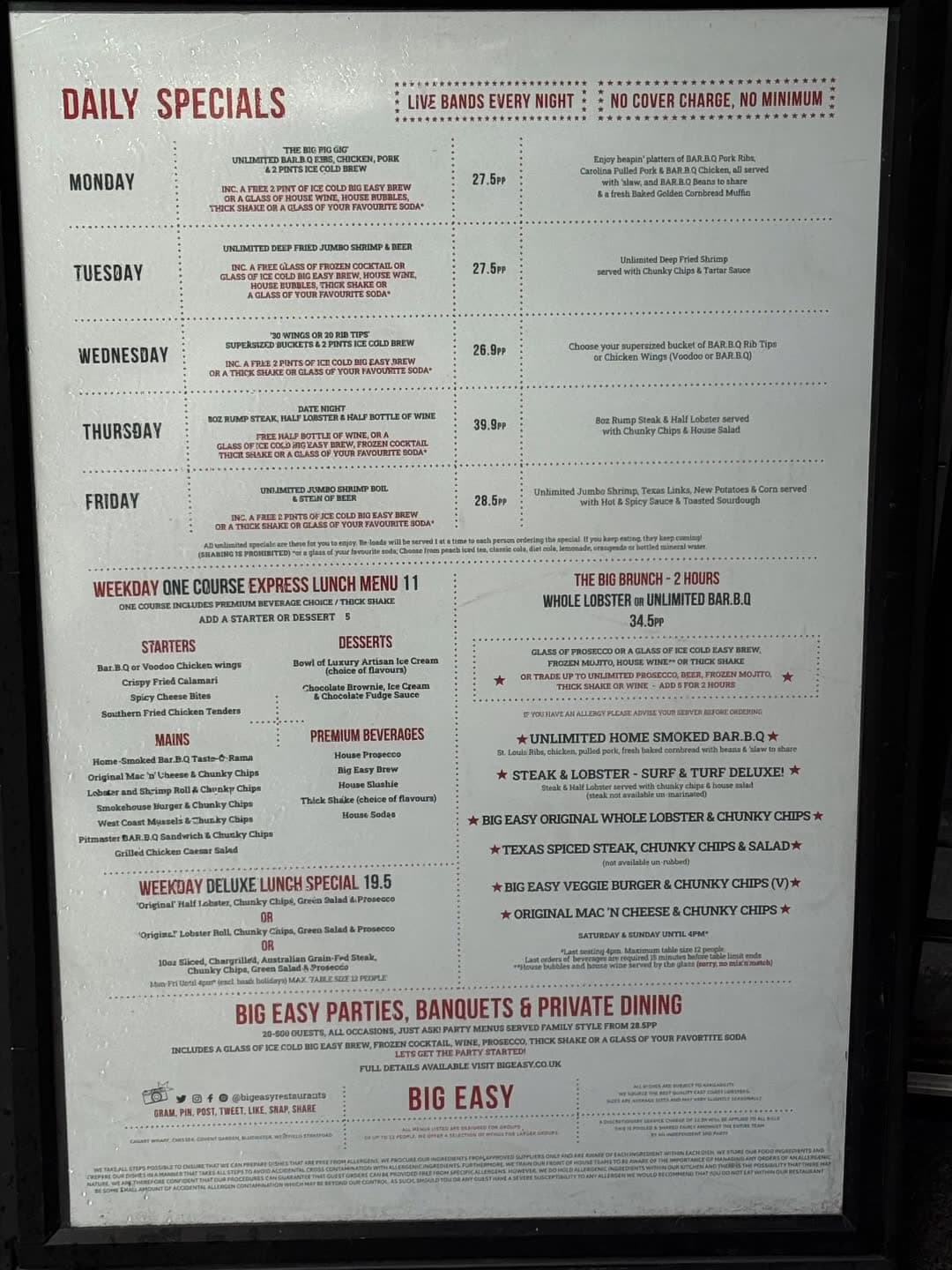 Video review of Big Easy Bar.B.Q & Crabshack - Covent Garden by Elena